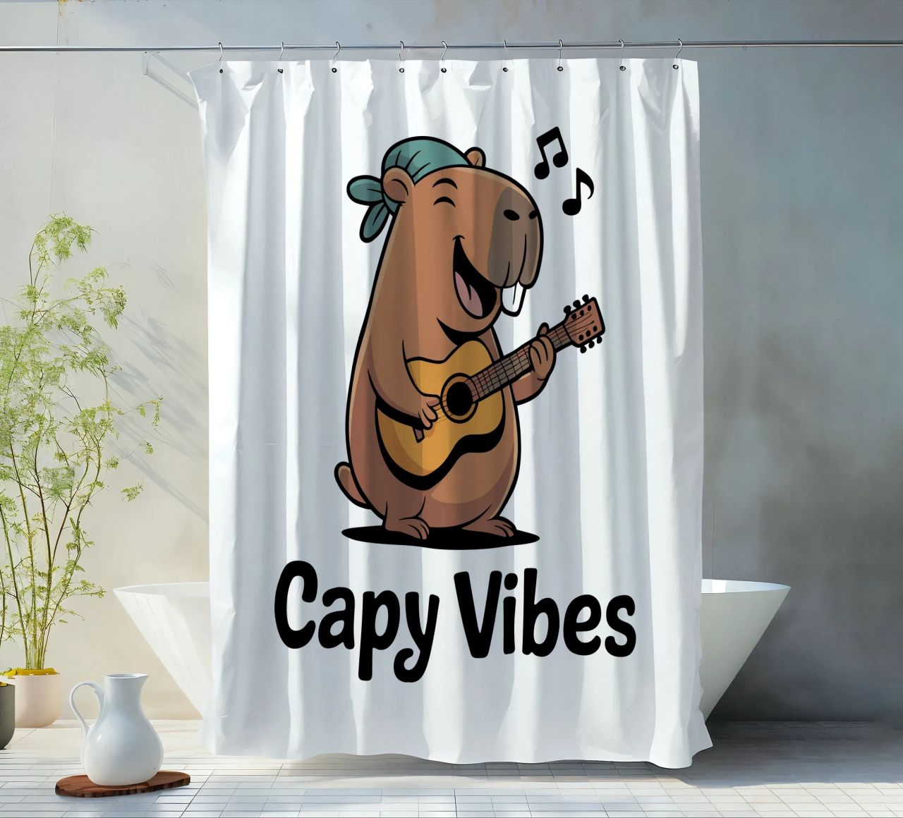 Capy & Bara Capy Vibes tenda da doccia da Capy & Bara