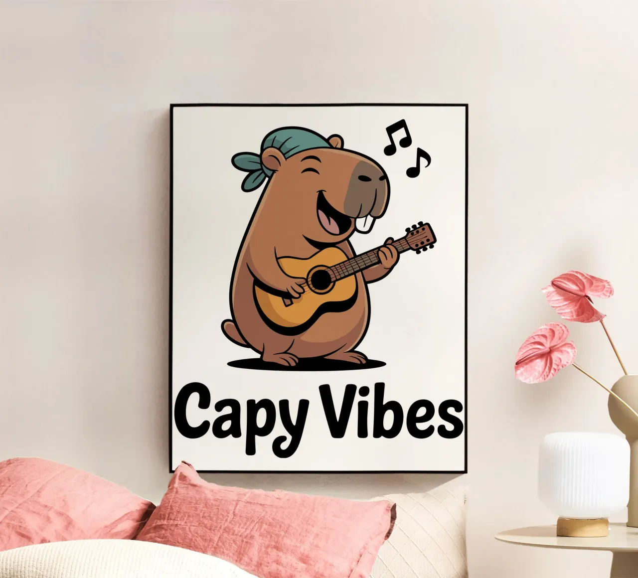 Capy & Bara Capy Vibes Acryl-Glas von Capy & Bara