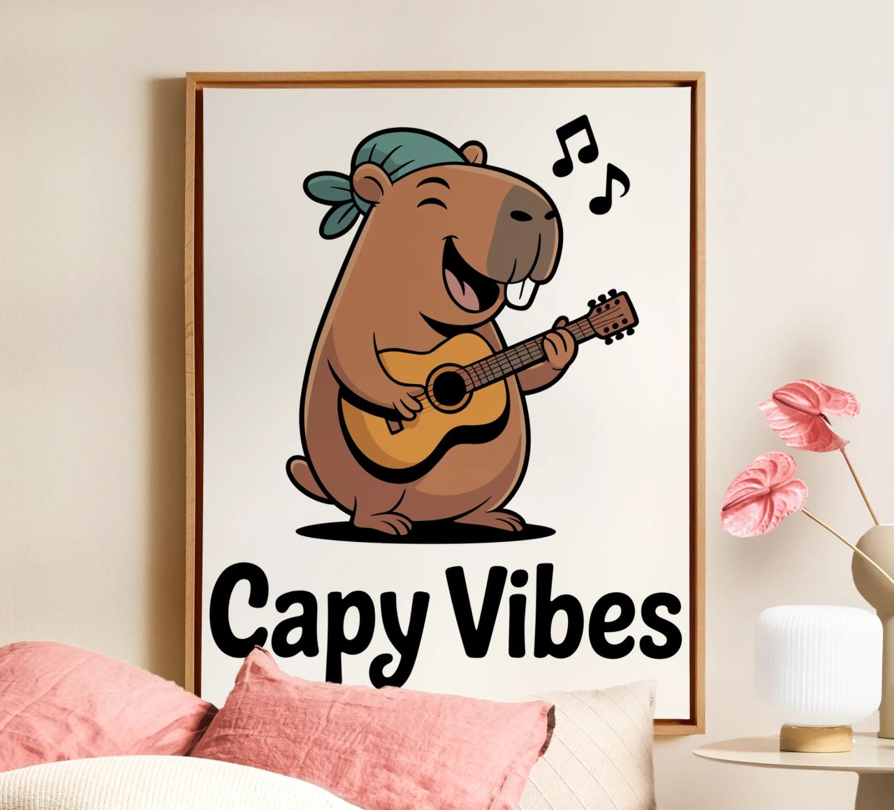 Capy & Bara Capy Vibes tela da Capy & Bara