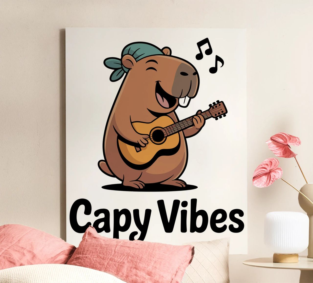 Capy & Bara Capy Vibes tela da Capy & Bara