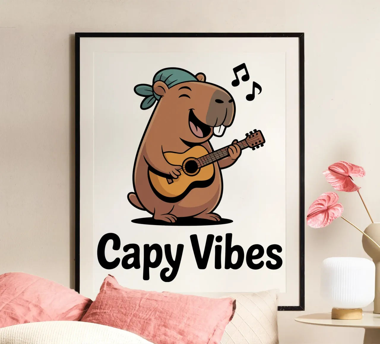 Capy & Bara Capy Vibes poster da Capy & Bara