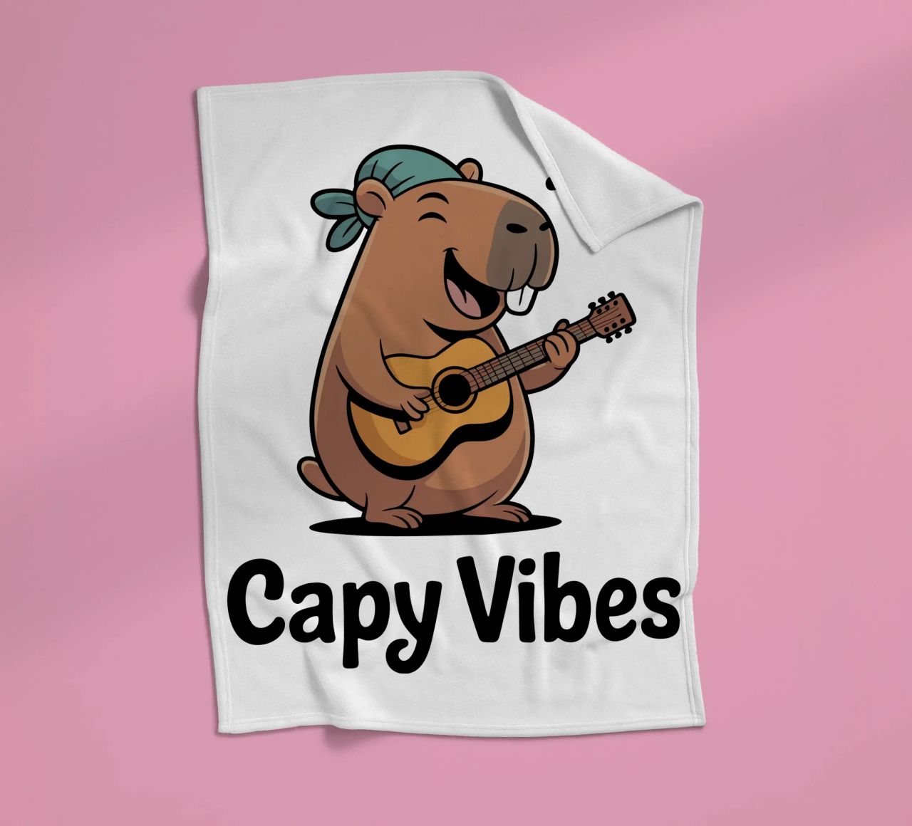 Capy & Bara Capy Vibes coperta in pile da Capy & Bara