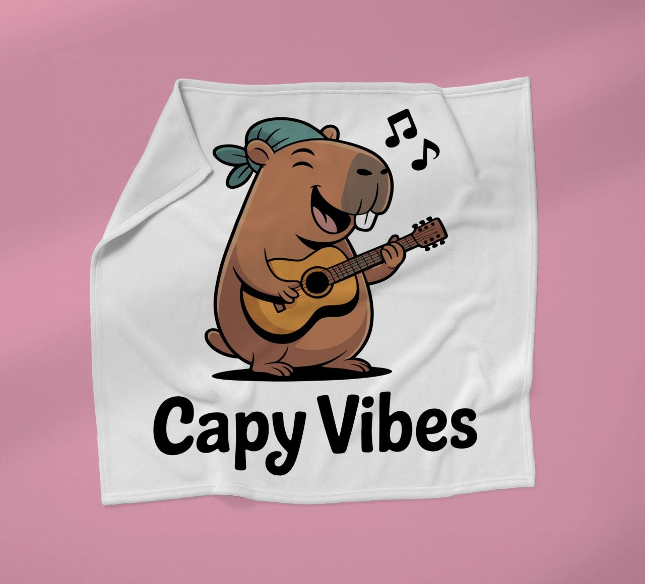 Capy & Bara Capy Vibes coperta in pile da Capy & Bara