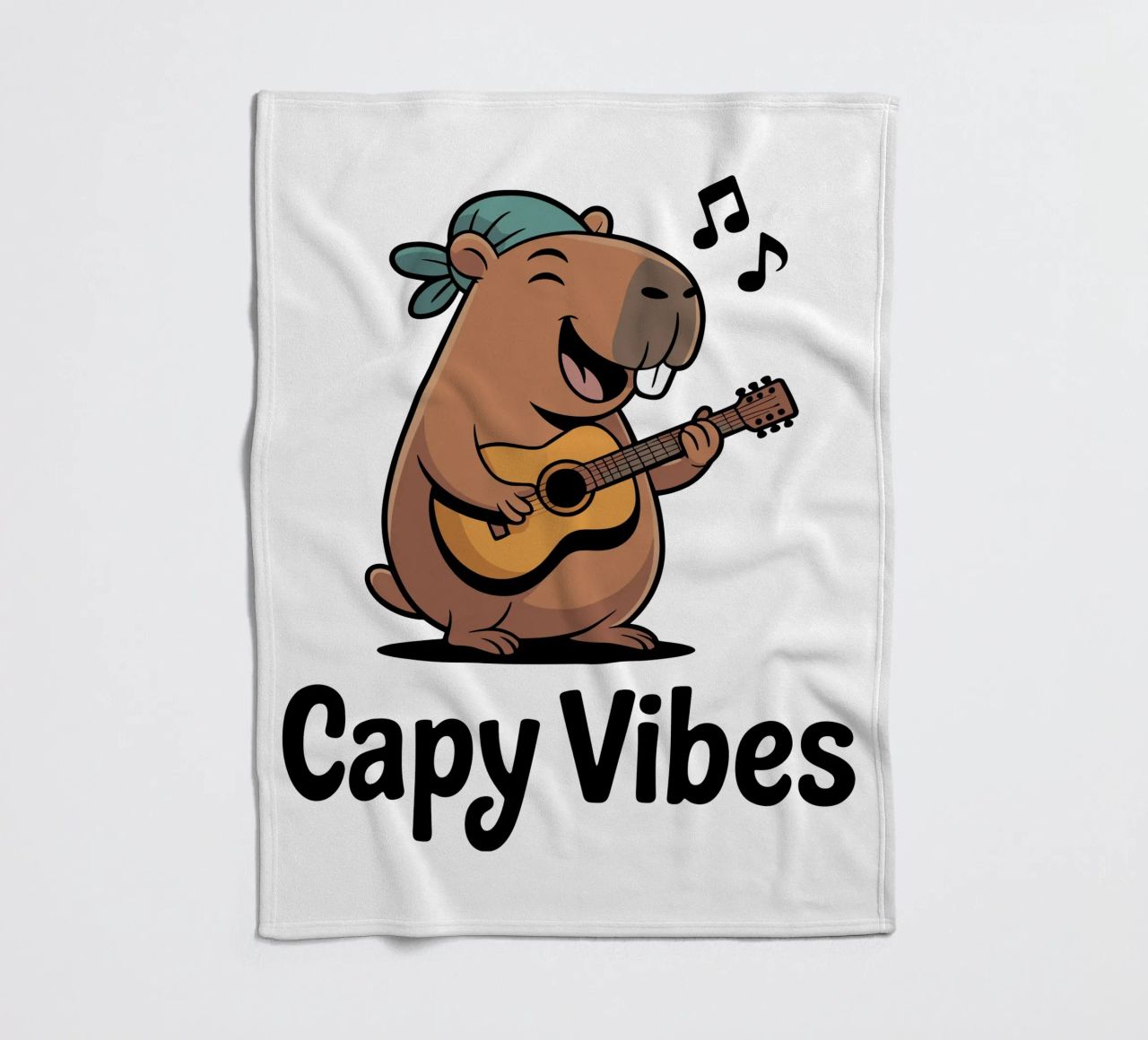 Capy & Bara Capy Vibes coperta in pile da Capy & Bara