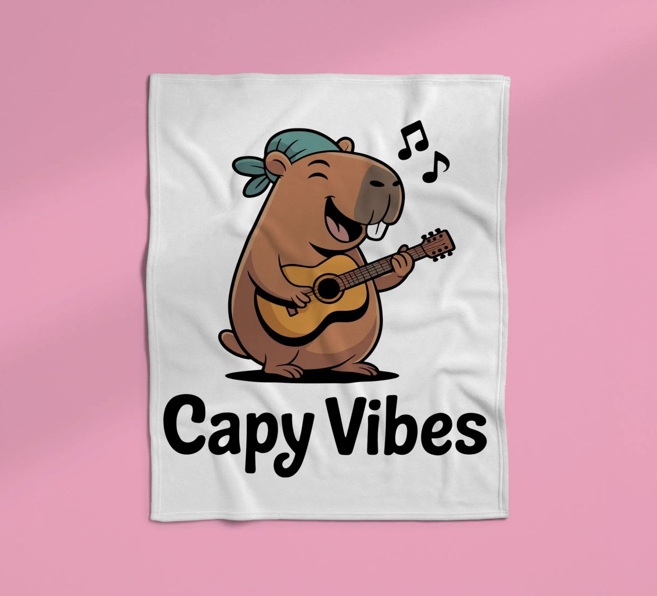 Capy & Bara Capy Vibes coperta in pile da Capy & Bara