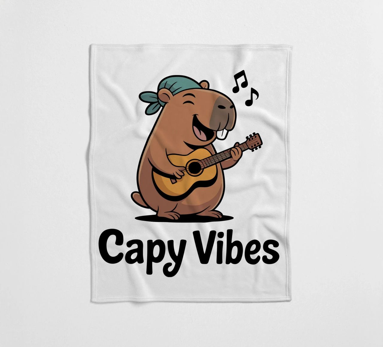 Capy & Bara Capy Vibes coperta in pile da Capy & Bara