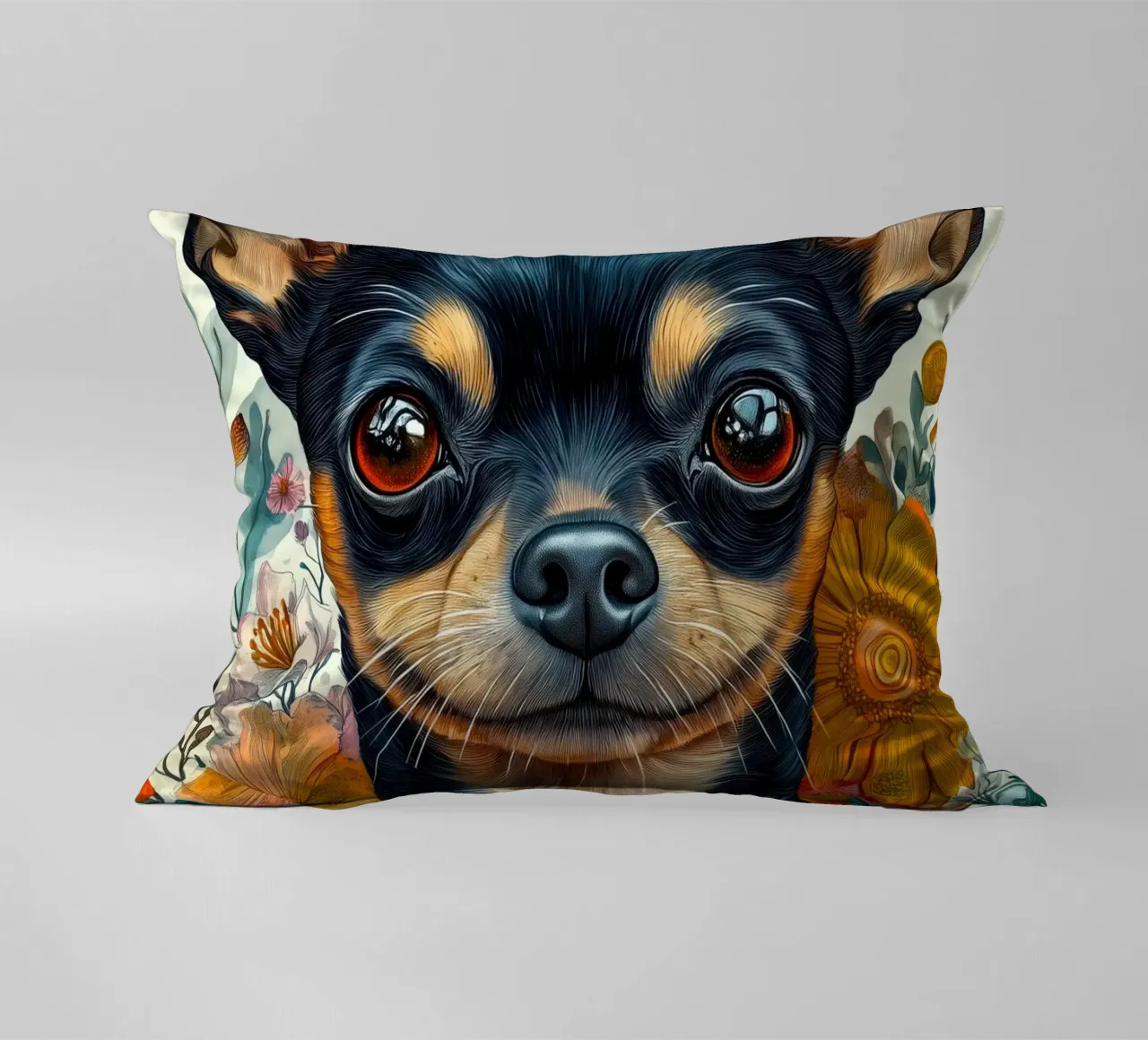 Cane chihuahua cuscino da Justyna Jaszke JBJart
