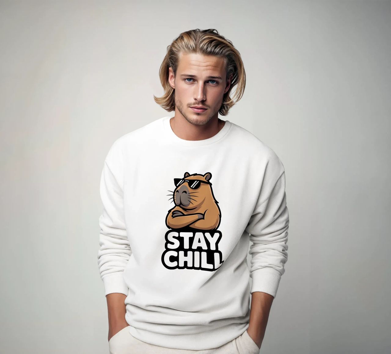 Capy & Bara Sty Chill felpa da Capy & Bara
