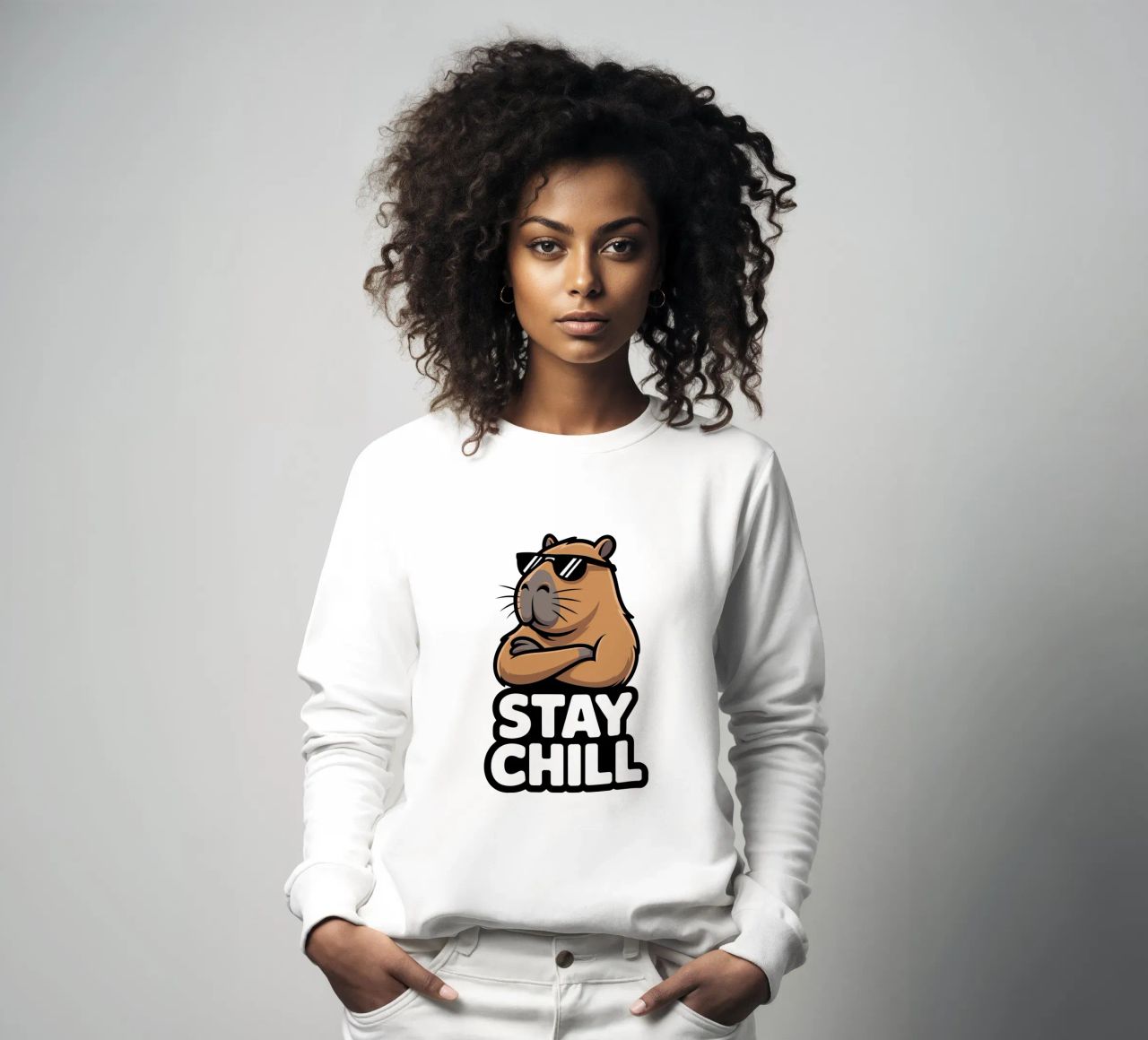 Capy & Bara Sty Chill felpa da Capy & Bara