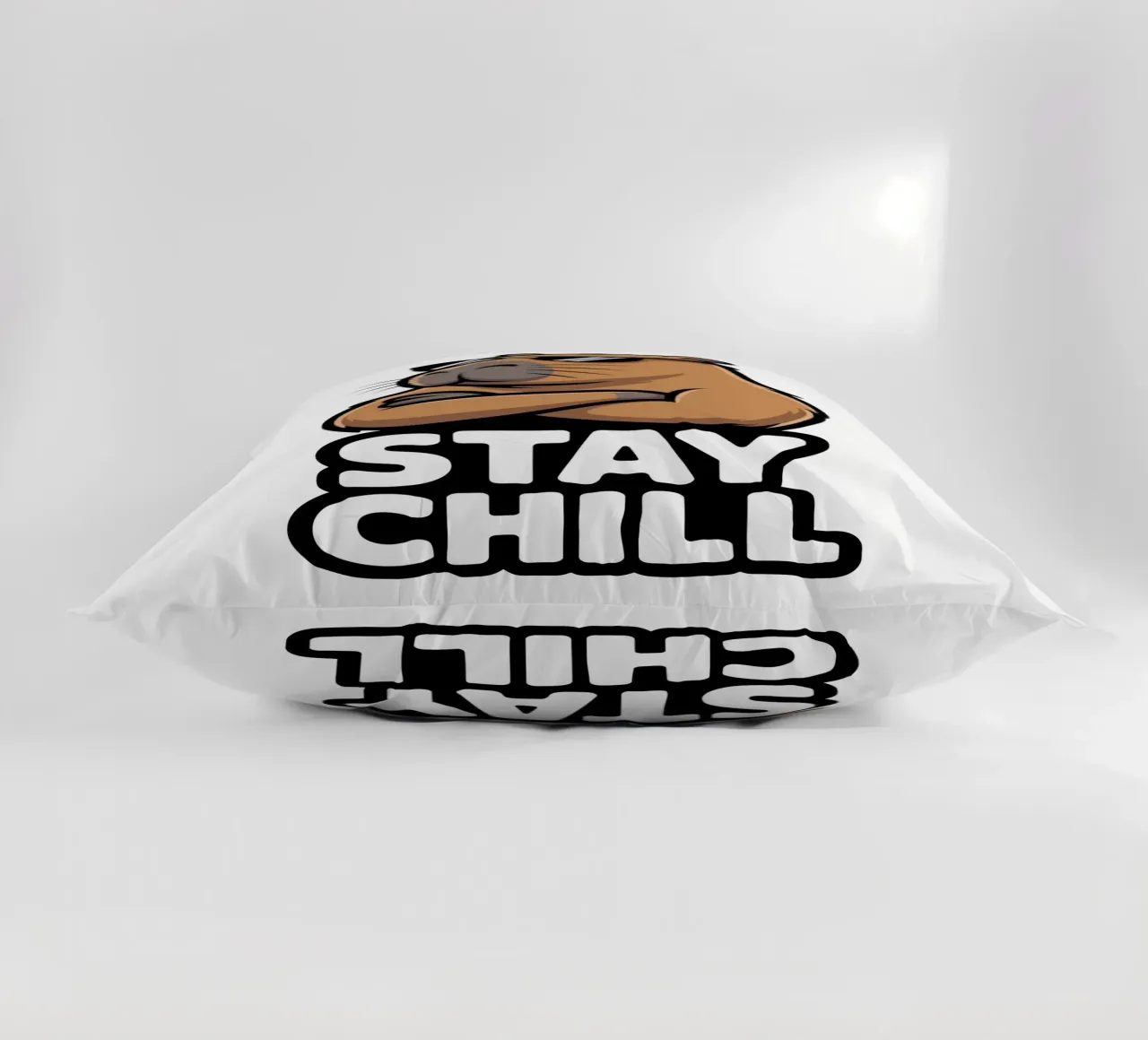 Capy & Bara Sty Chill cuscino da Shirtfantastisch