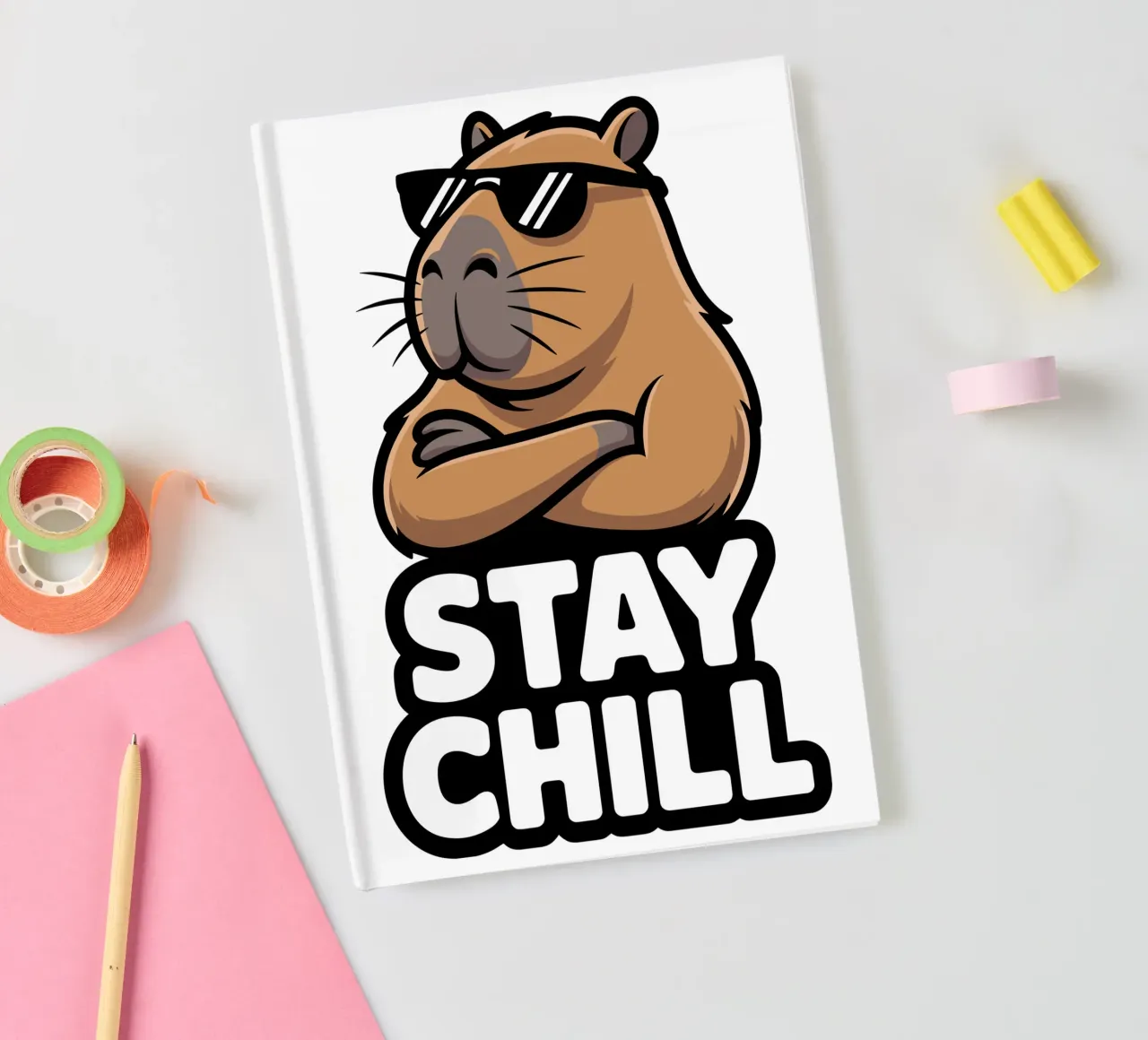 Capy & Bara Sty Chill notebook by Shirtfantastisch