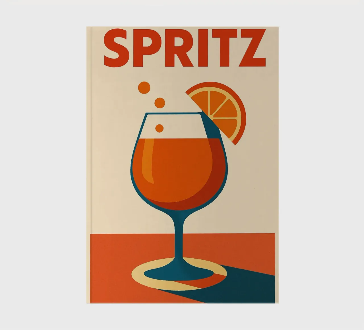 SPRITZ - The sparkling pop moment notebook by Boissons - Affiches & posters - Retro
