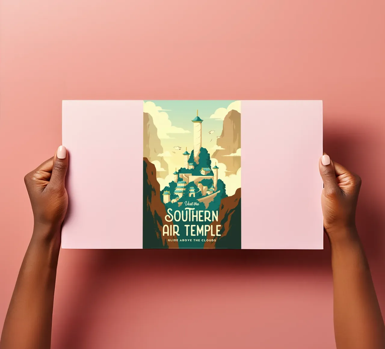 Visit The Southern Air Temple sticker sheet by Alice Slatera