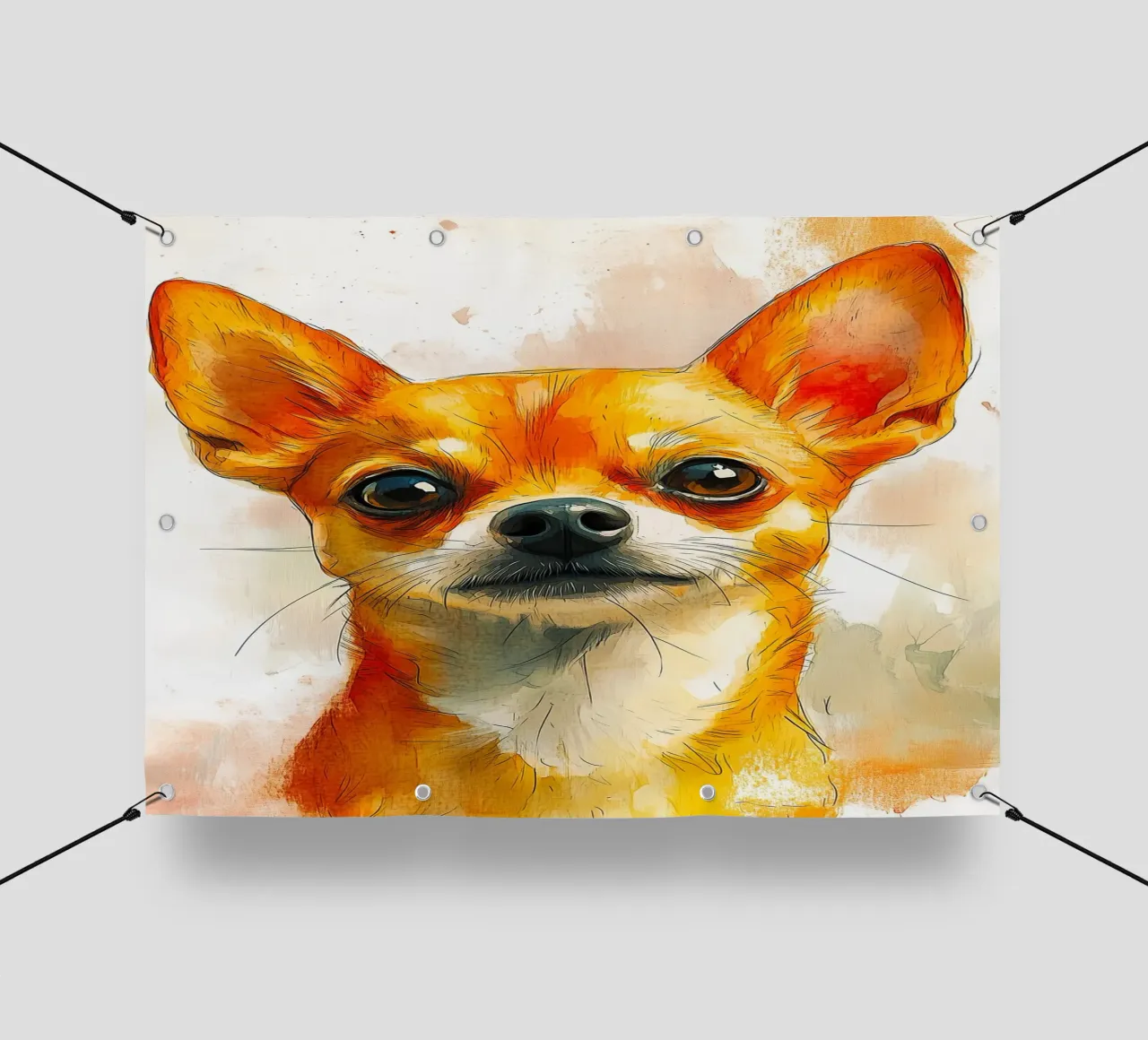 Cane chihuahua telo in pvc da Justyna Jaszke JBJart
