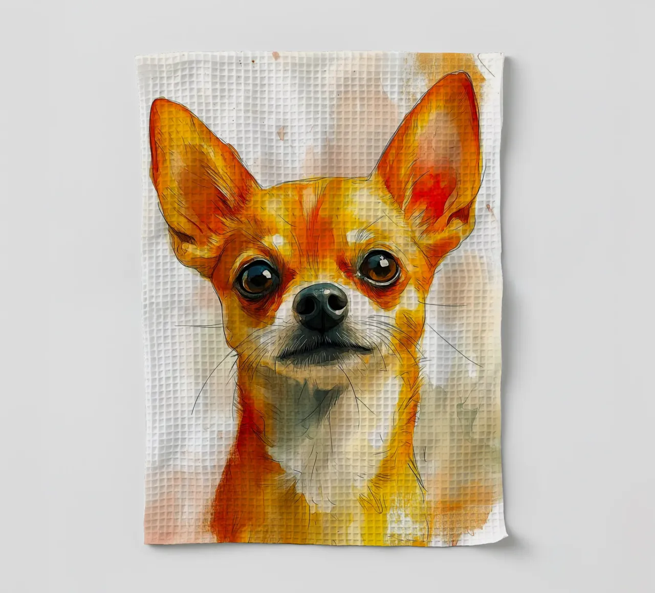 Cane chihuahua canovaccio da cucina da Justyna Jaszke JBJart