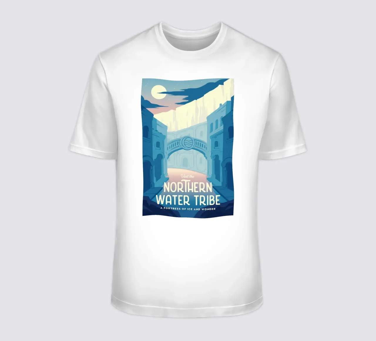 Visit The Southern Water Tribe t-shirt by Alice Slatera