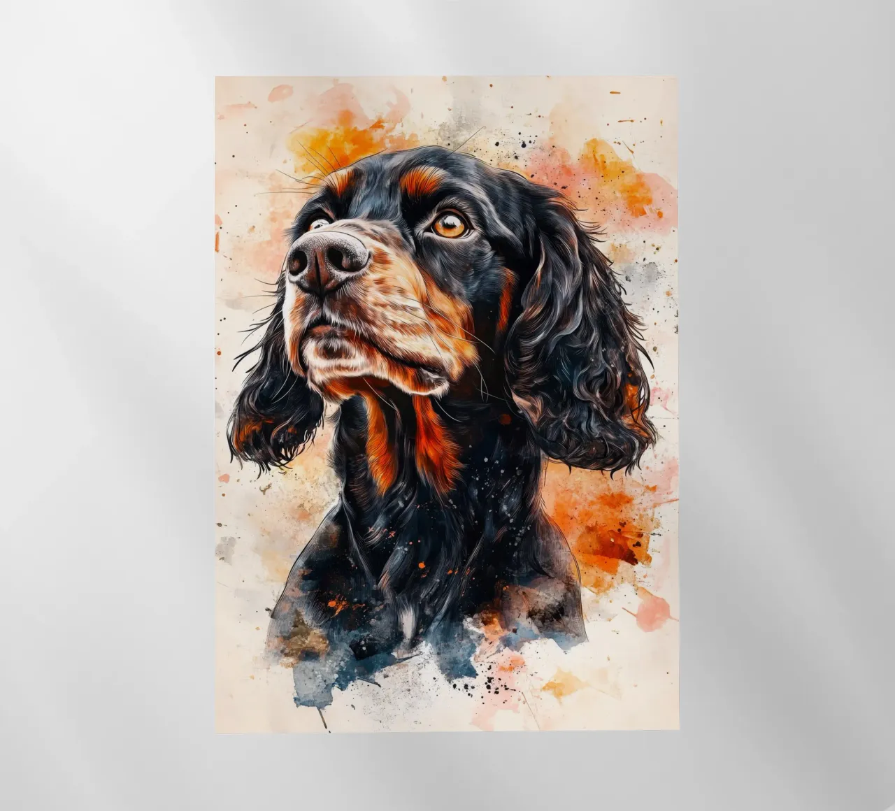 Cane cocker spaniel pellicola backlit da Justyna Jaszke JBJart