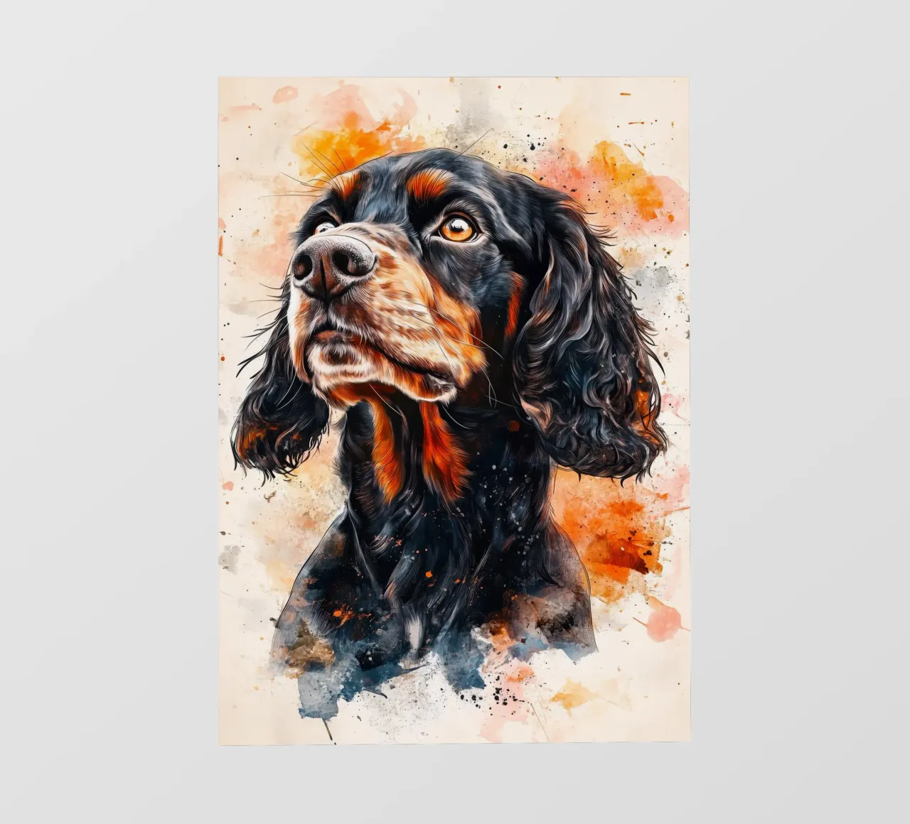 Cane cocker spaniel pellicola backlit da Justyna Jaszke JBJart