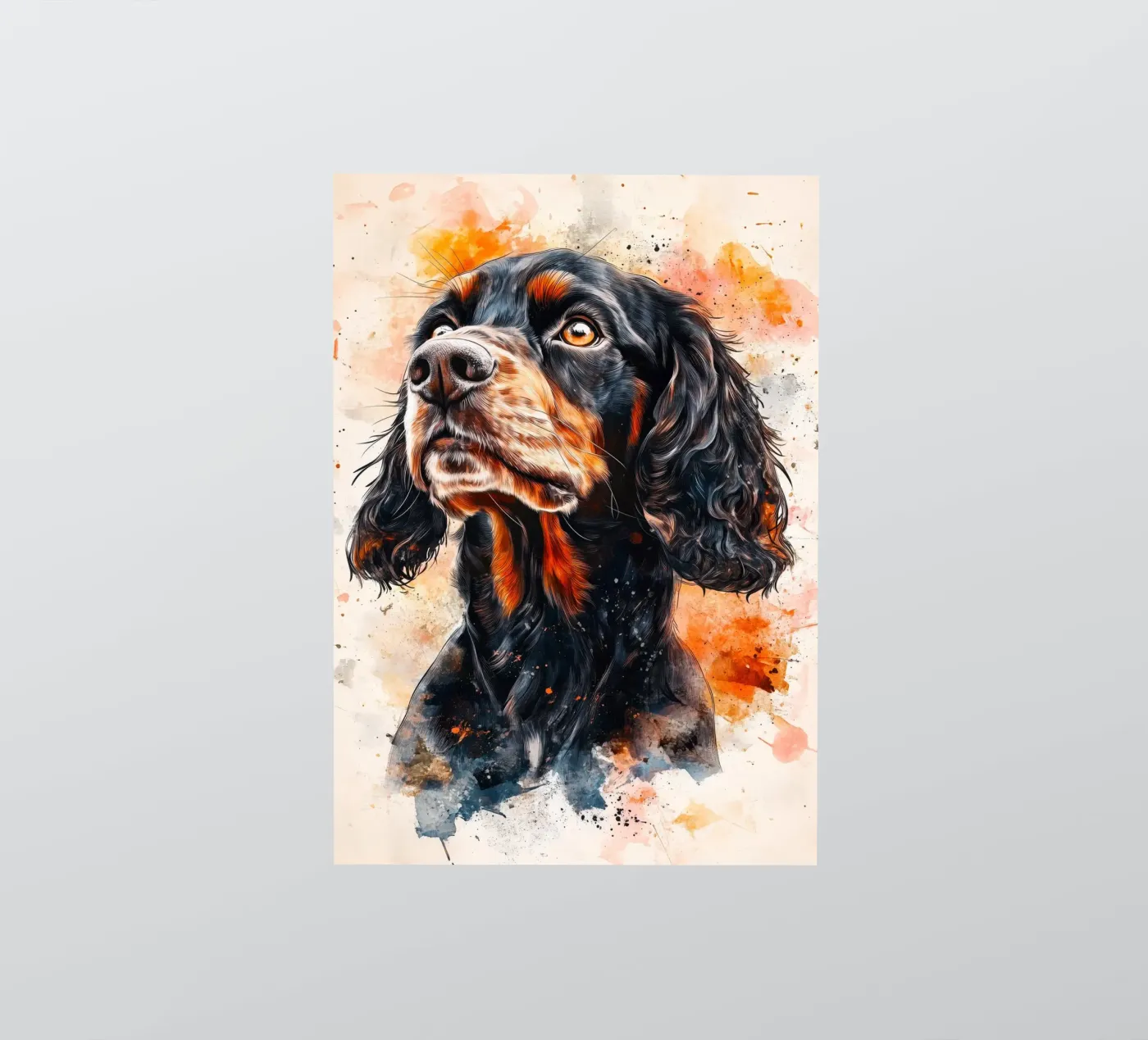 Cane cocker spaniel adesivo da Justyna Jaszke JBJart