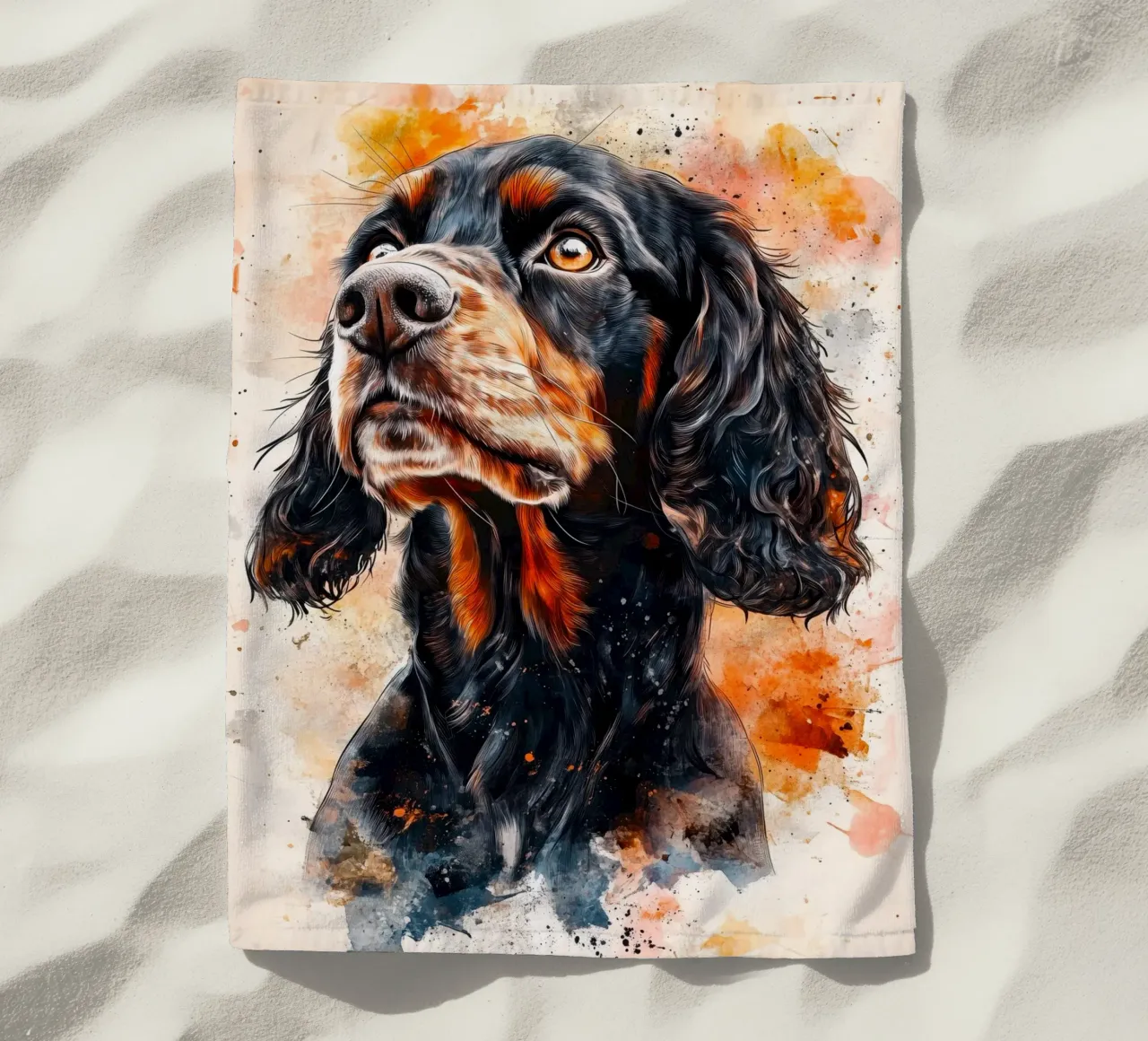 Cane cocker spaniel telo mare da Justyna Jaszke JBJart