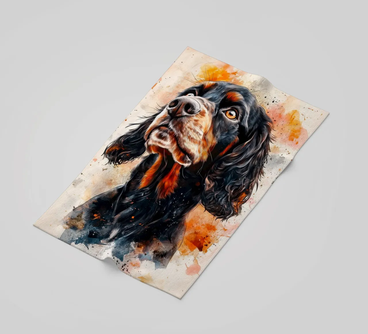 Cane cocker spaniel telo mare da Justyna Jaszke JBJart