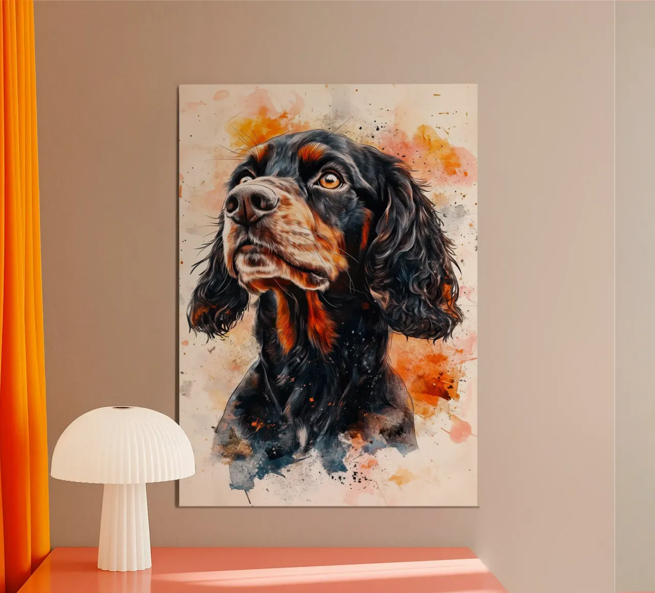Cane cocker spaniel pannello forex da Justyna Jaszke JBJart