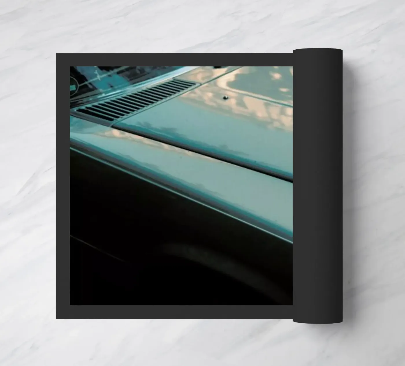 Oldtimer In The Sun doormat by Sebastian Hilgetag