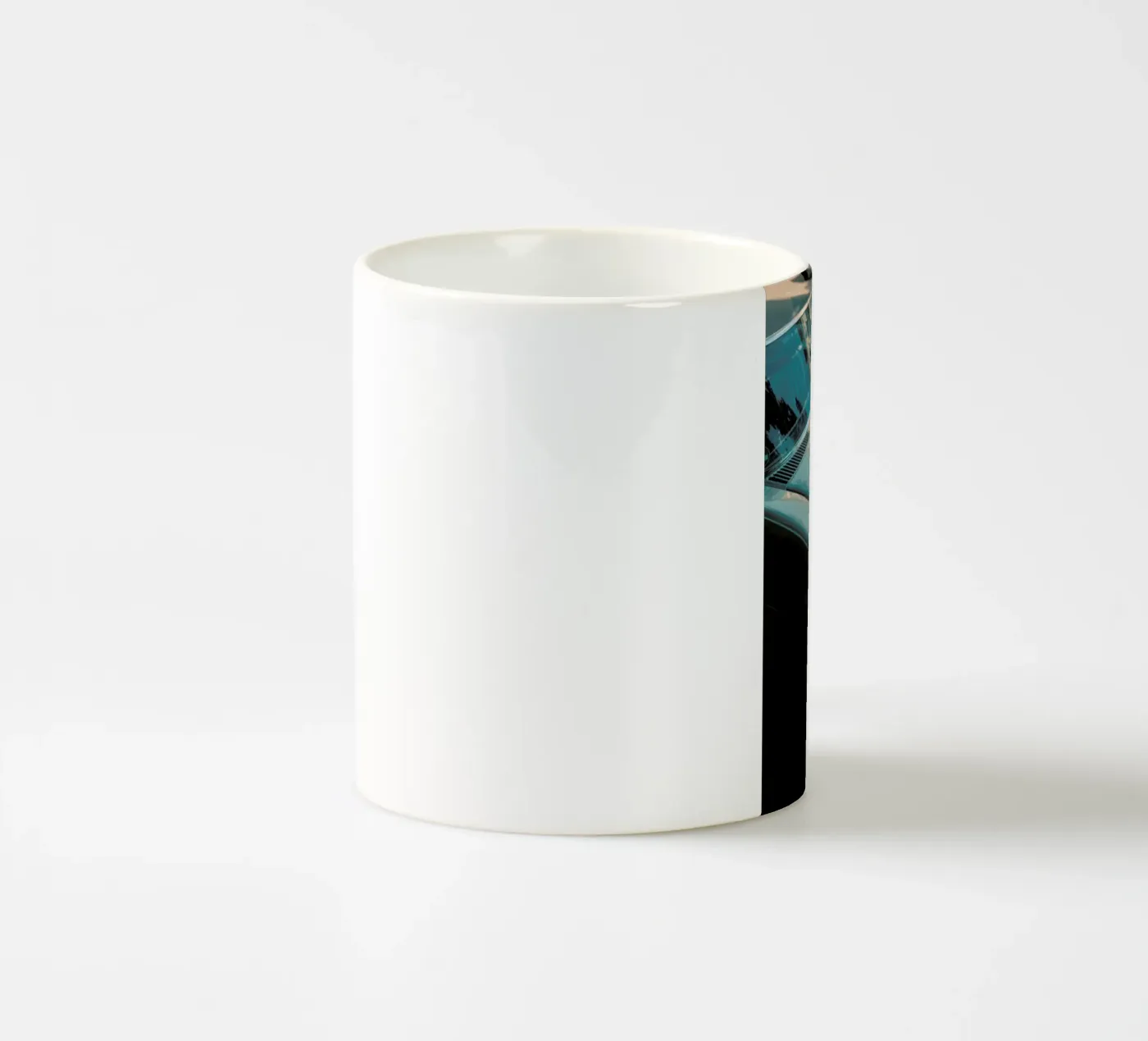 Oldtimer In The Sun ceramic mug by Sebastian Hilgetag