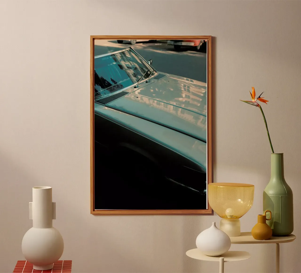 Oldtimer In The Sun alluminio dibond da Sebastian Hilgetag