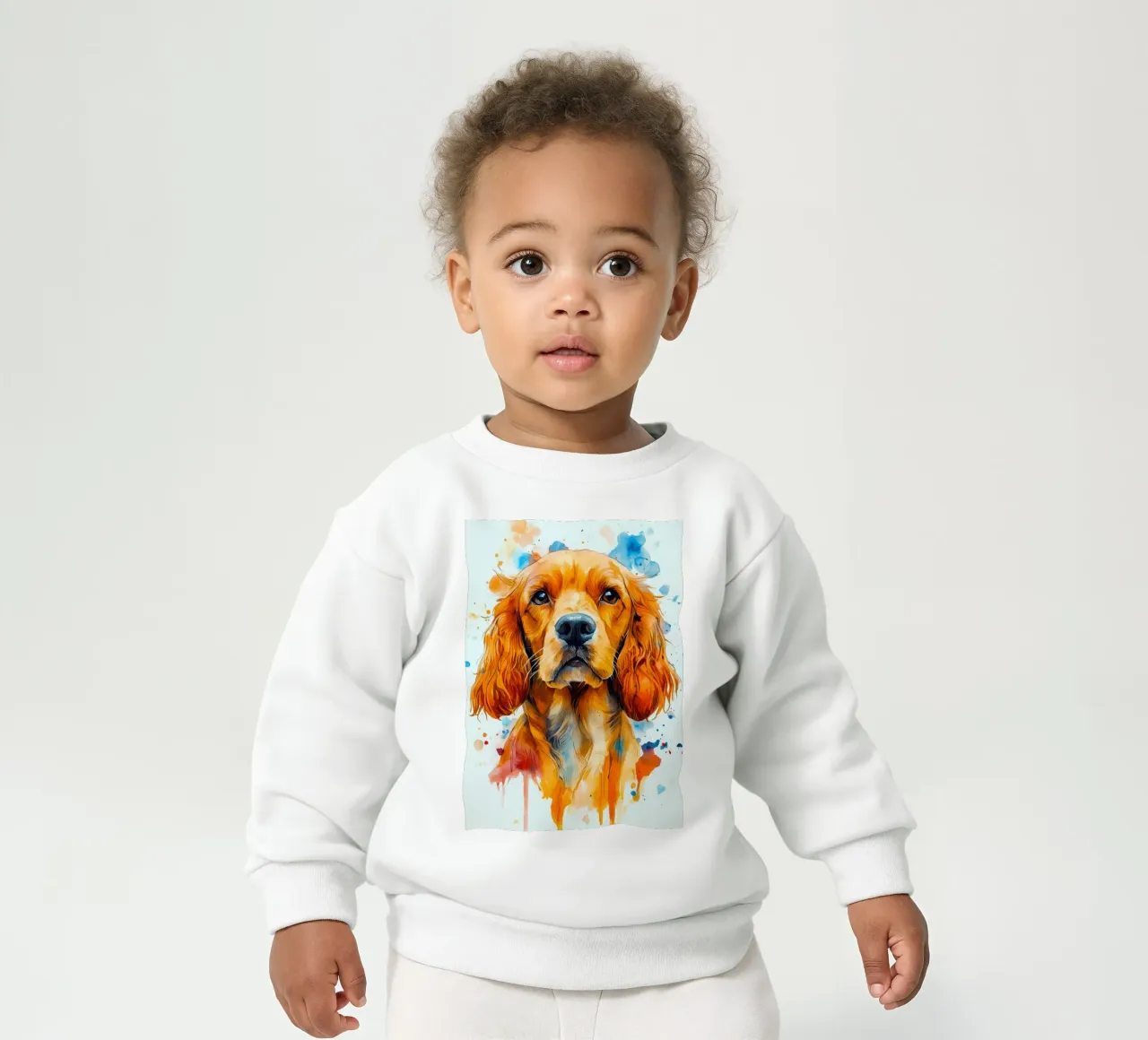 Cane cocker spaniel felpa neonato da Justyna Jaszke JBJart