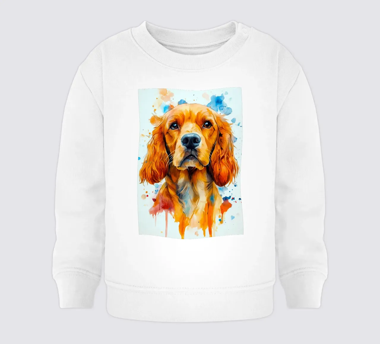 Cane cocker spaniel felpa neonato da Justyna Jaszke JBJart