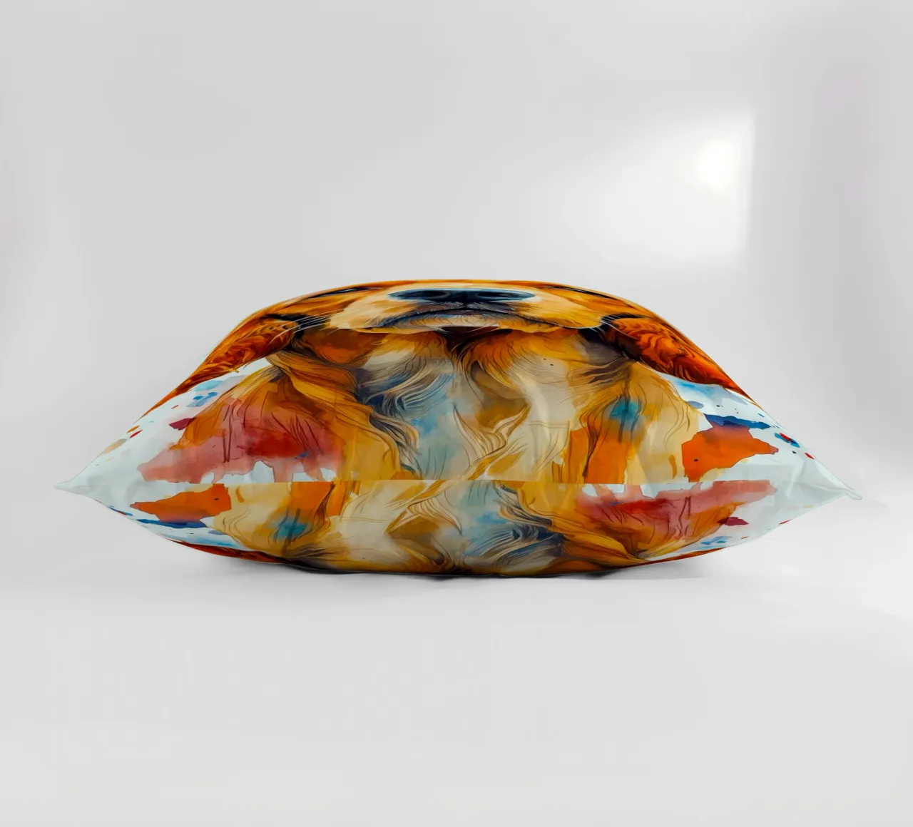 Dog cocker spaniel decorative cushion by Justyna Jaszke JBJart