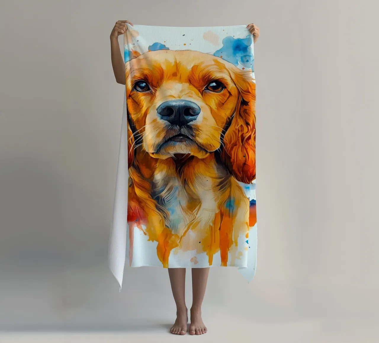 Cane cocker spaniel telo mare da Justyna Jaszke JBJart