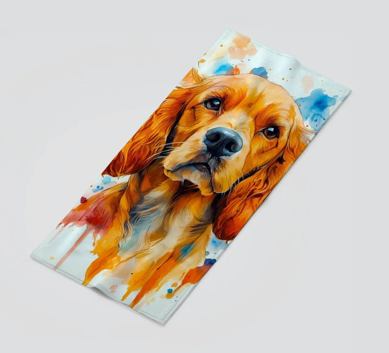 Cane cocker spaniel telo mare da Justyna Jaszke JBJart