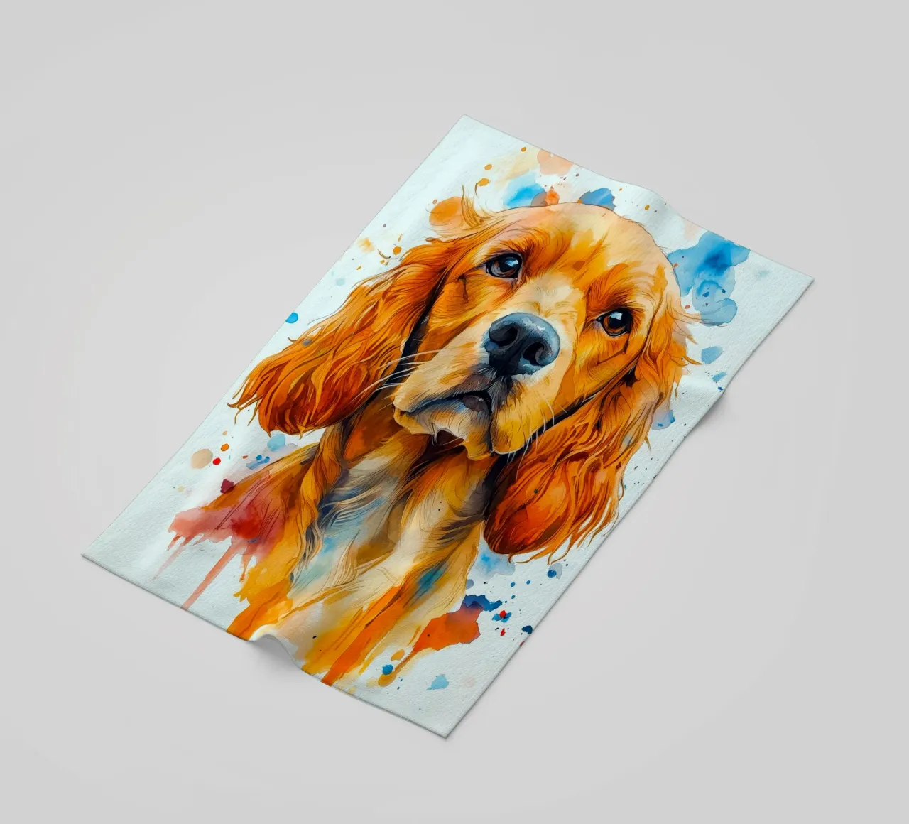 Cane cocker spaniel telo mare da Justyna Jaszke JBJart