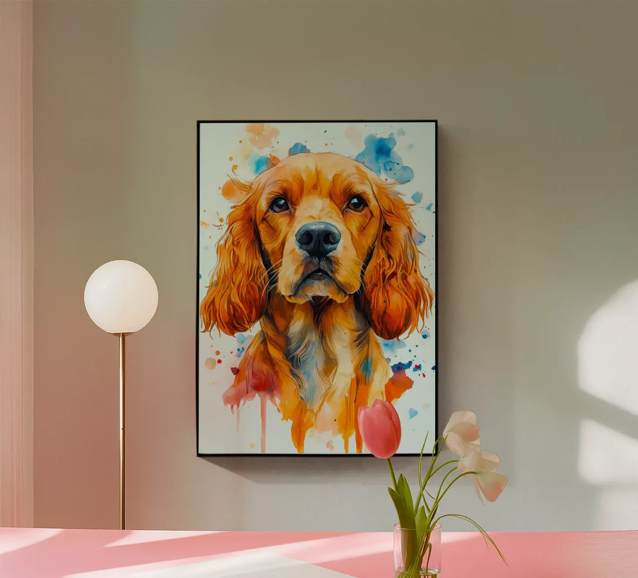 Cane cocker spaniel plexiglass da Justyna Jaszke JBJart