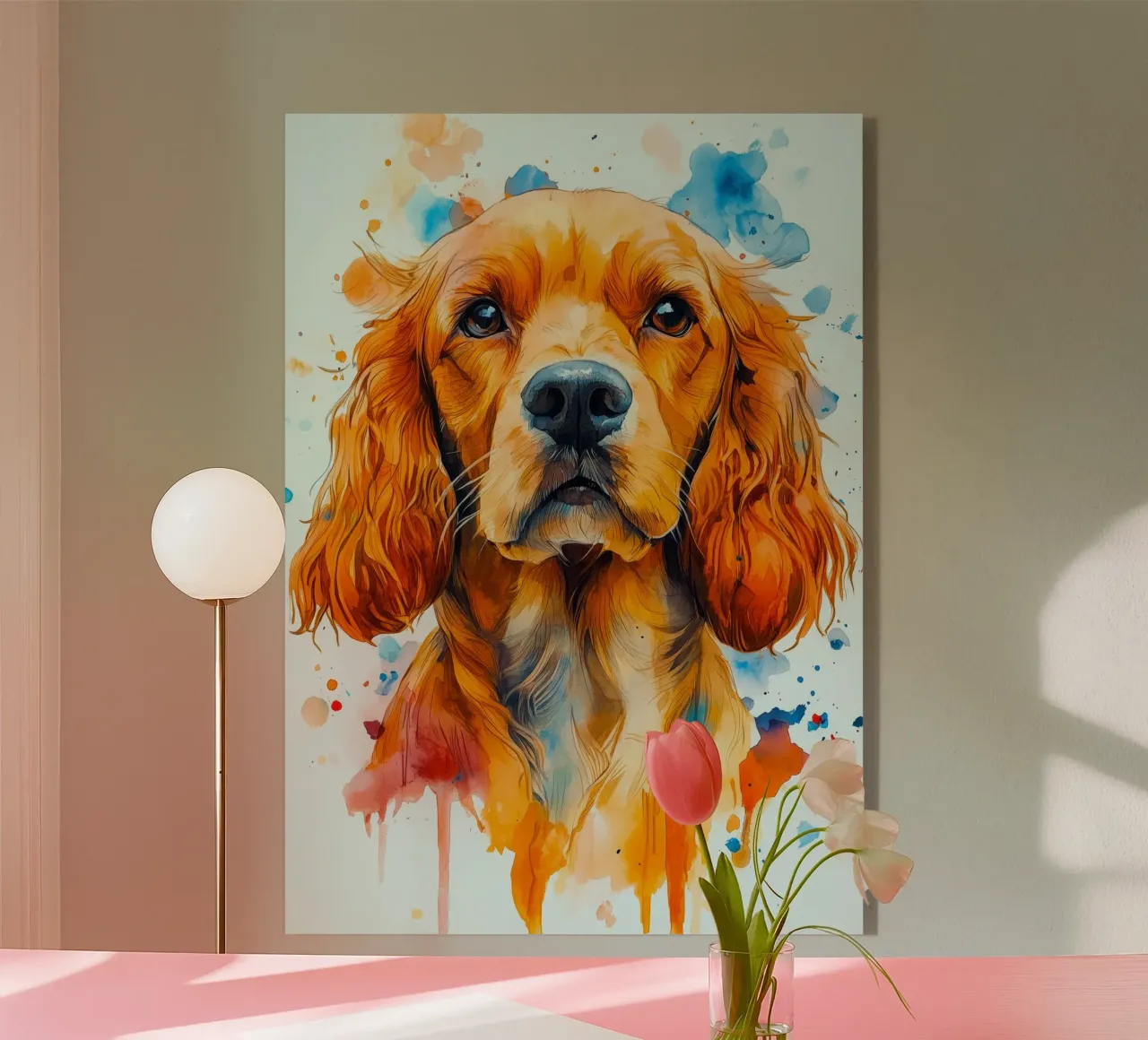 Cane cocker spaniel plexiglass da Justyna Jaszke JBJart