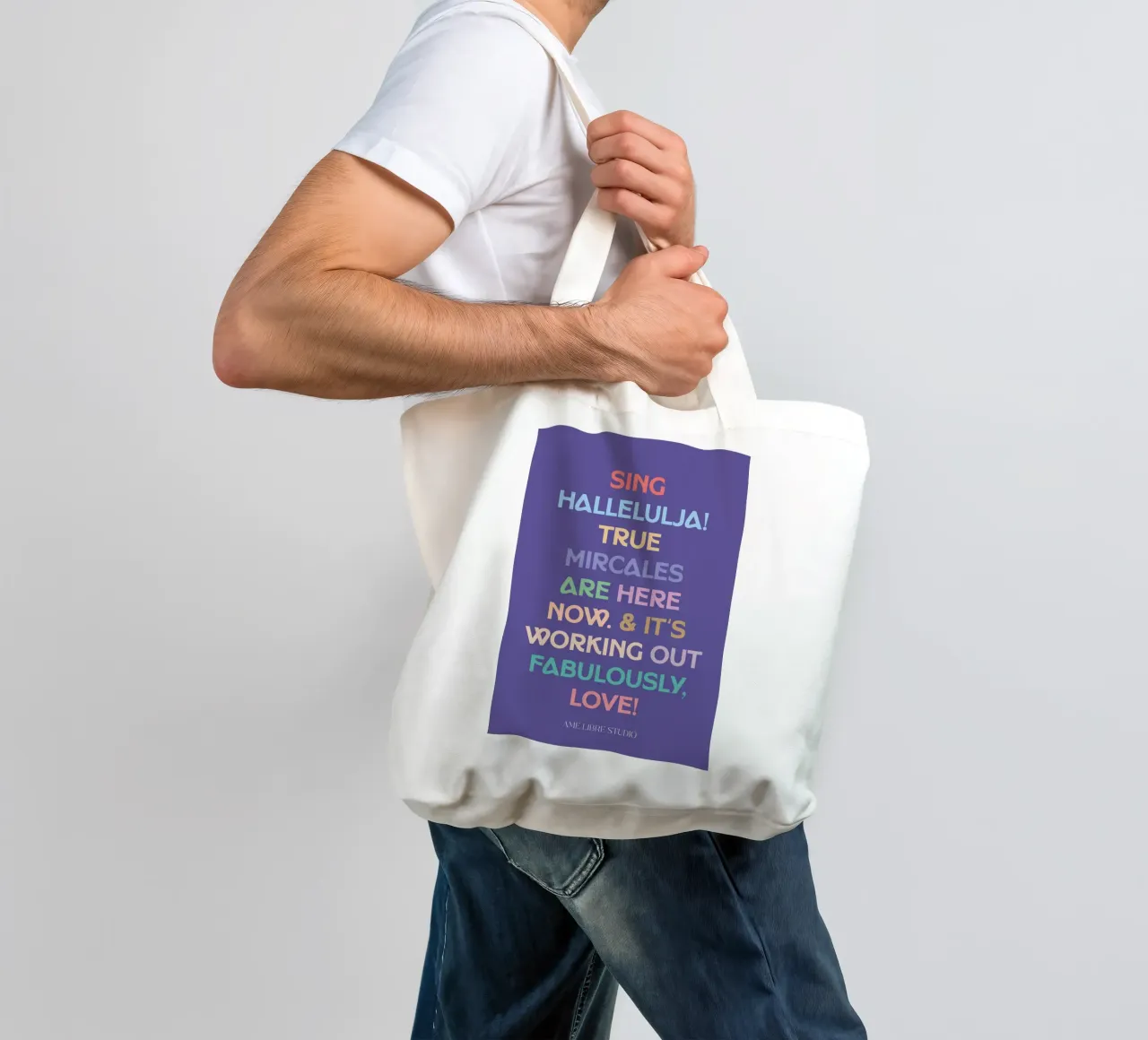 😇 borsa in juta da MENTHE SAUVAGE