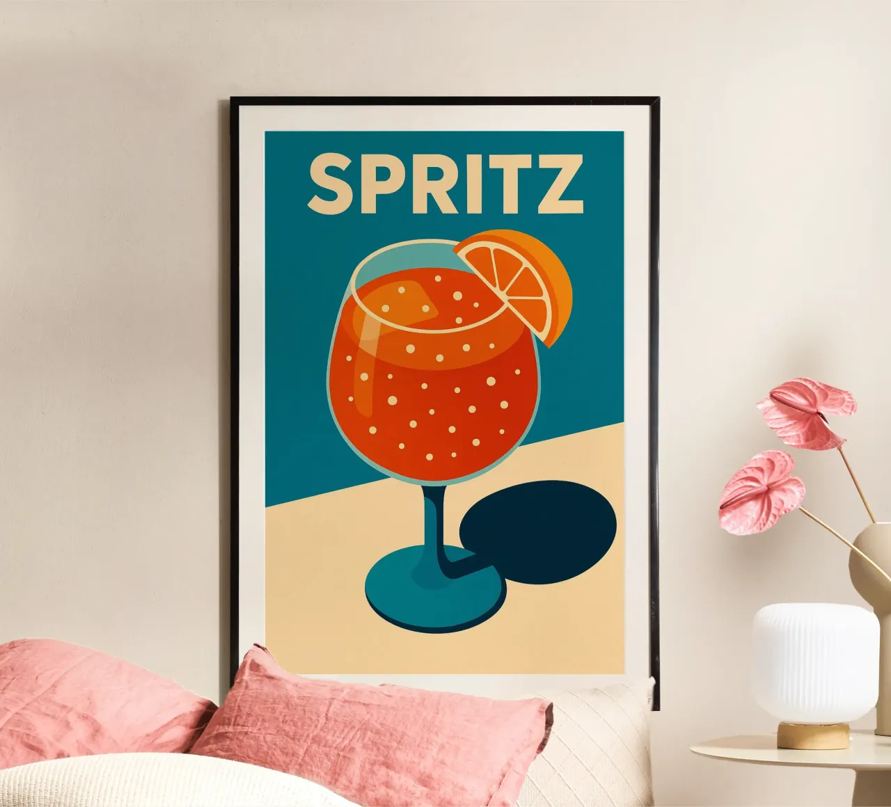 Spritz - Der ikonische Geschmack des Sommers Poster von Boissons - Affiches & posters - Retro