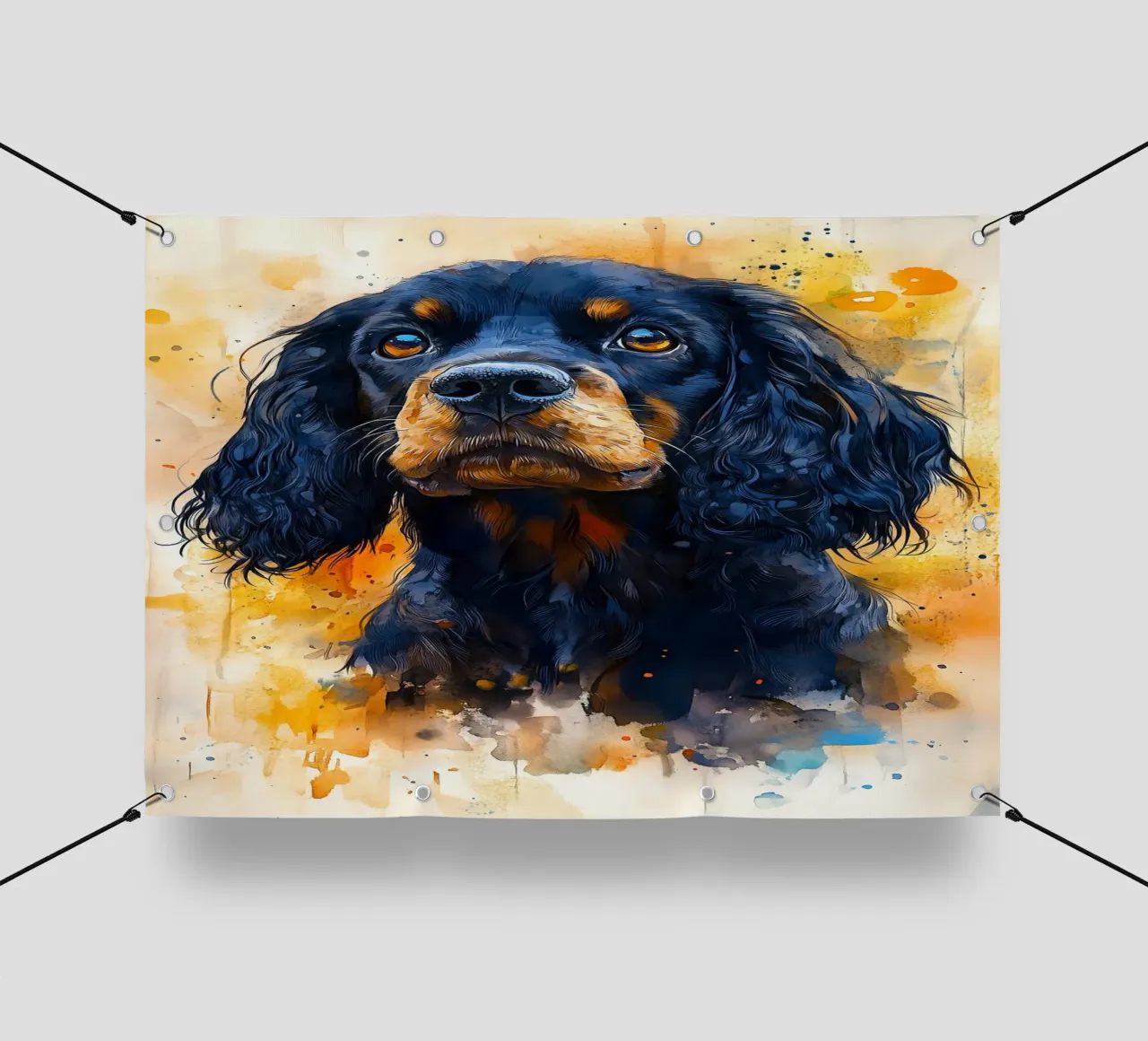Cane cocker spaniel telo in pvc da Justyna Jaszke JBJart
