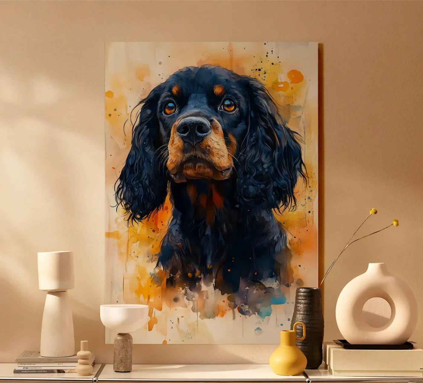 Dog cocker spaniel plexiglas de Justyna Jaszke JBJart