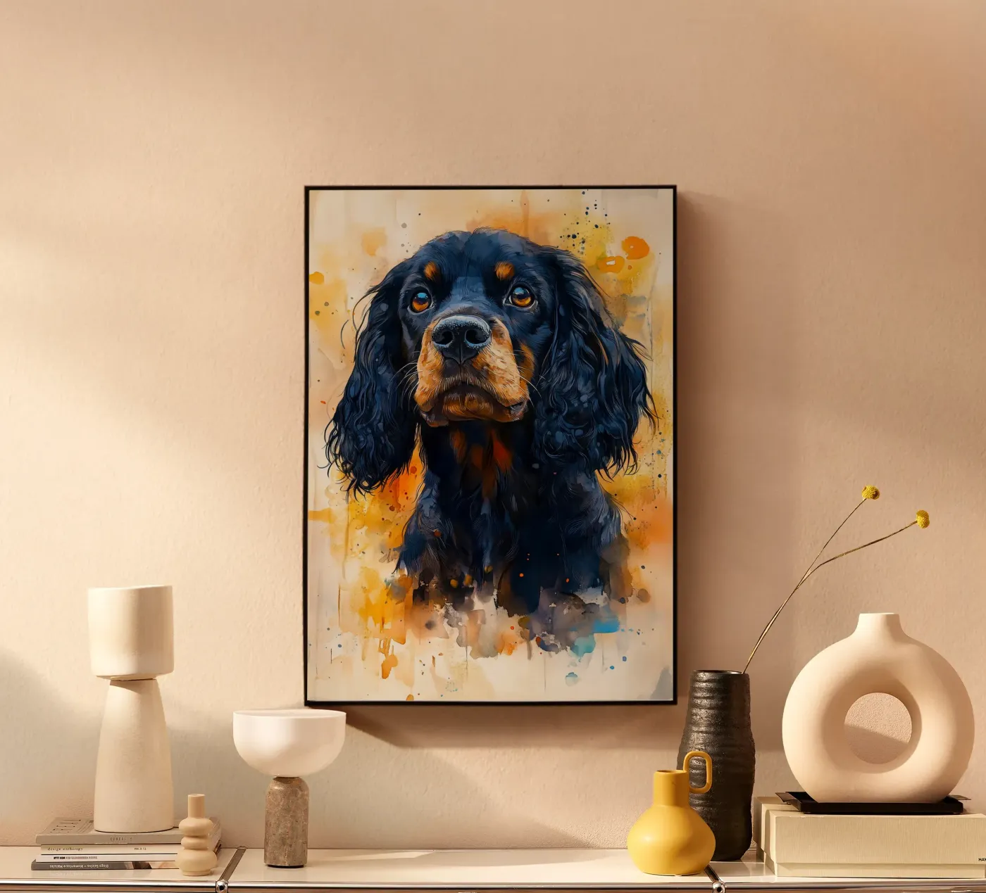 Cane cocker spaniel pannello forex da Justyna Jaszke JBJart
