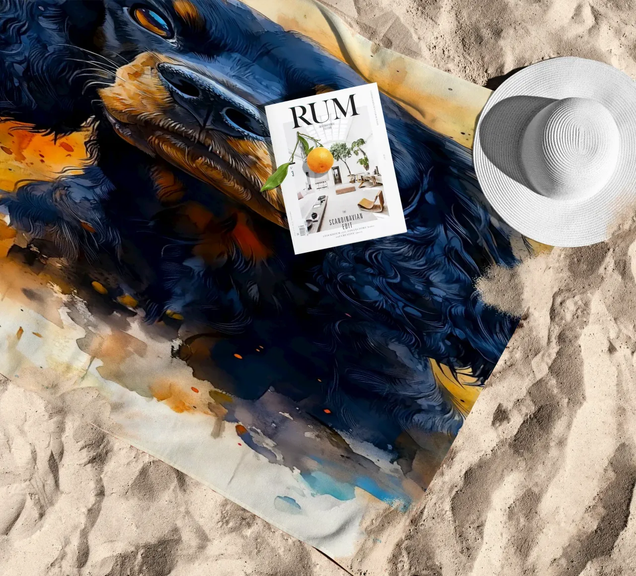 Cane cocker spaniel telo mare da Justyna Jaszke JBJart