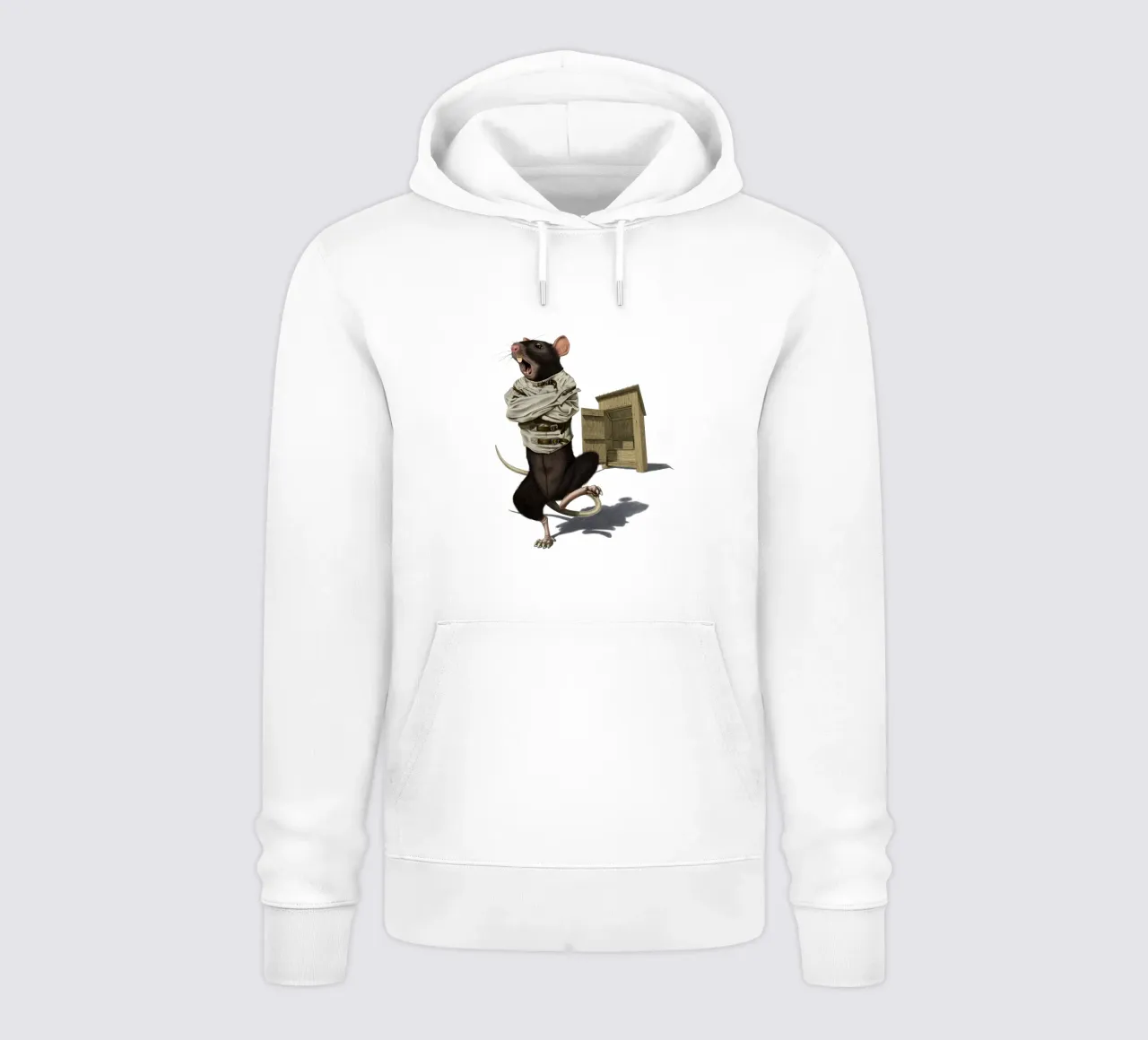 Shithouse (Wordless) felpa con cappuccio da Rob Art | Illustration