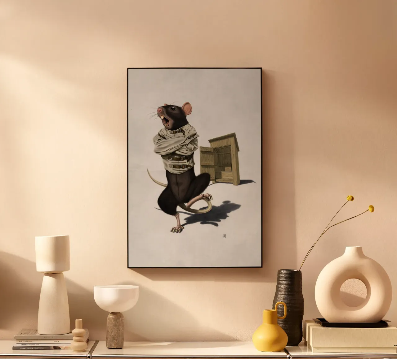 Shithouse (Wordless) plexiglass da Rob Art | Illustration