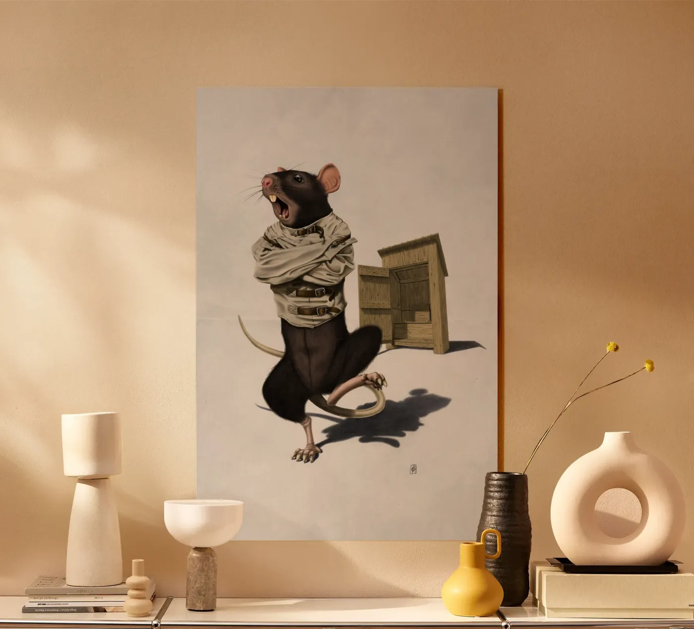 Shithouse (Wordless) plexiglas de Rob Art | Illustration