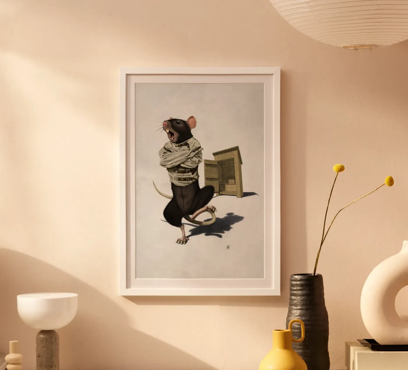 Shithouse (Wordless) poster by Rob Art | Illustration