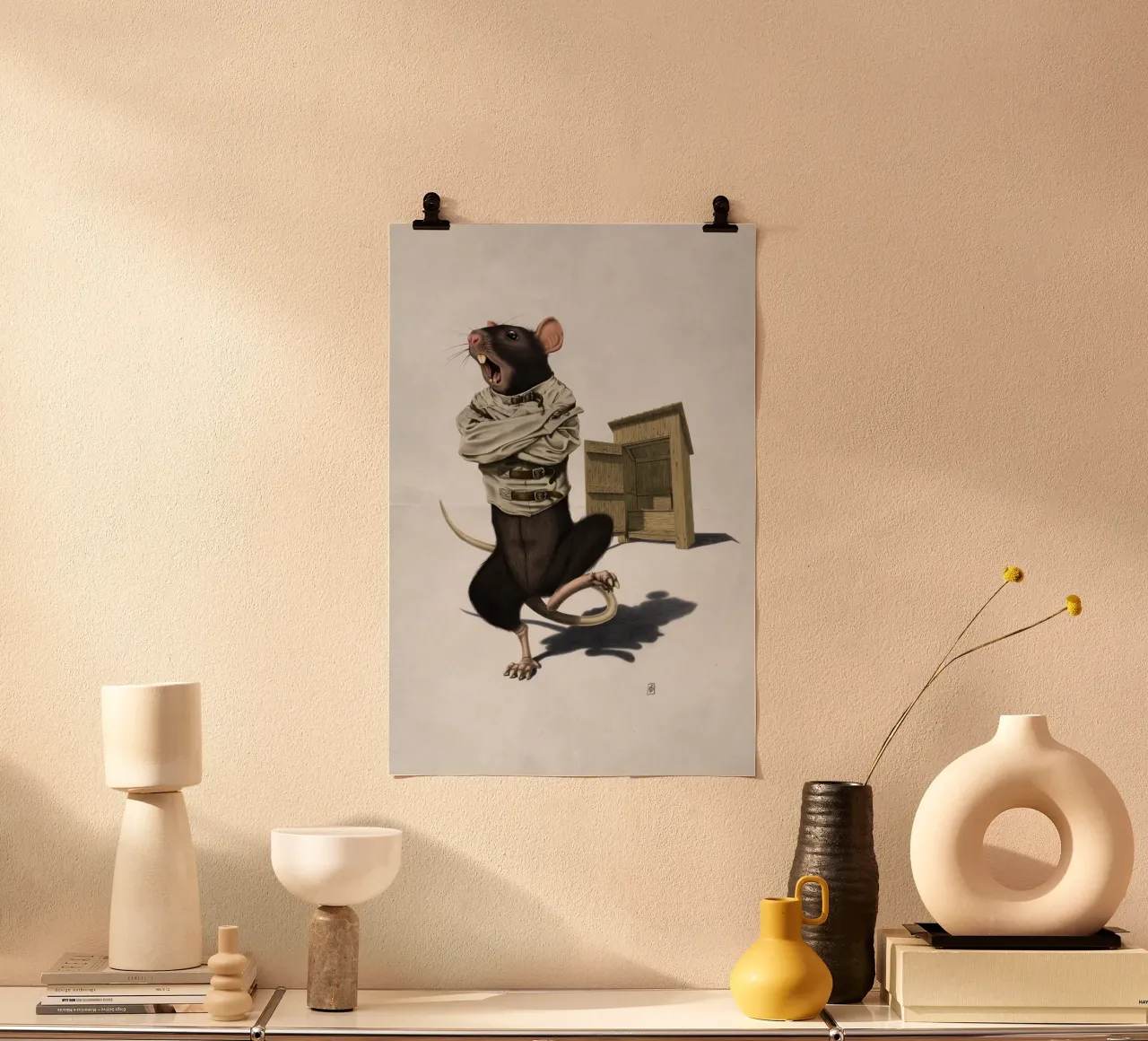 Shithouse (Wordless) poster da Rob Art | Illustration