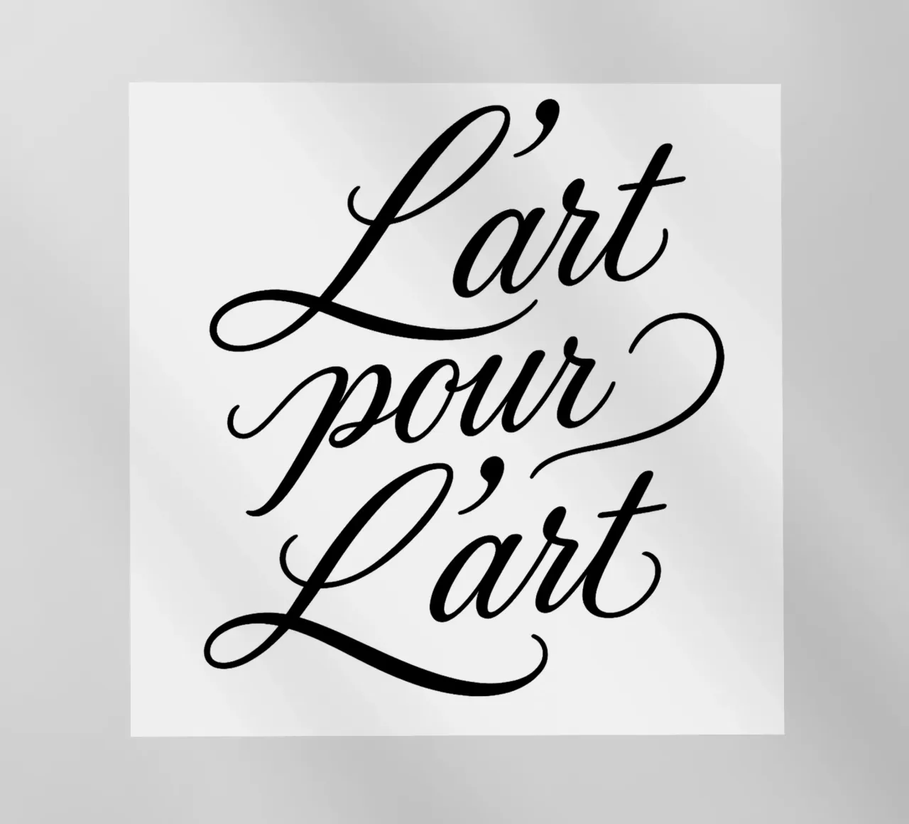 L´ART POUR L´ART pellicola backlit da Vintage Van Gogh