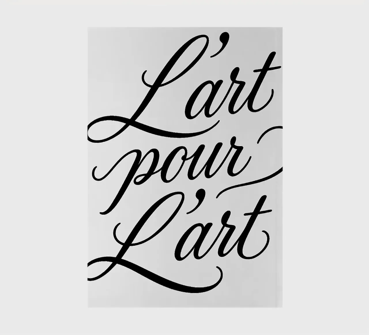 L´ART POUR L´ART notebook by Vintage Van Gogh